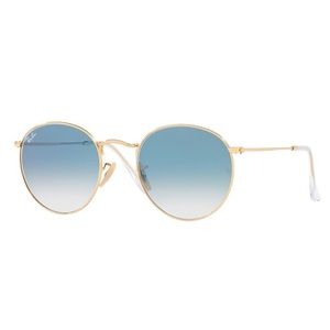 Ray-Ban Round Blue Gradient Sunglasses 🕶